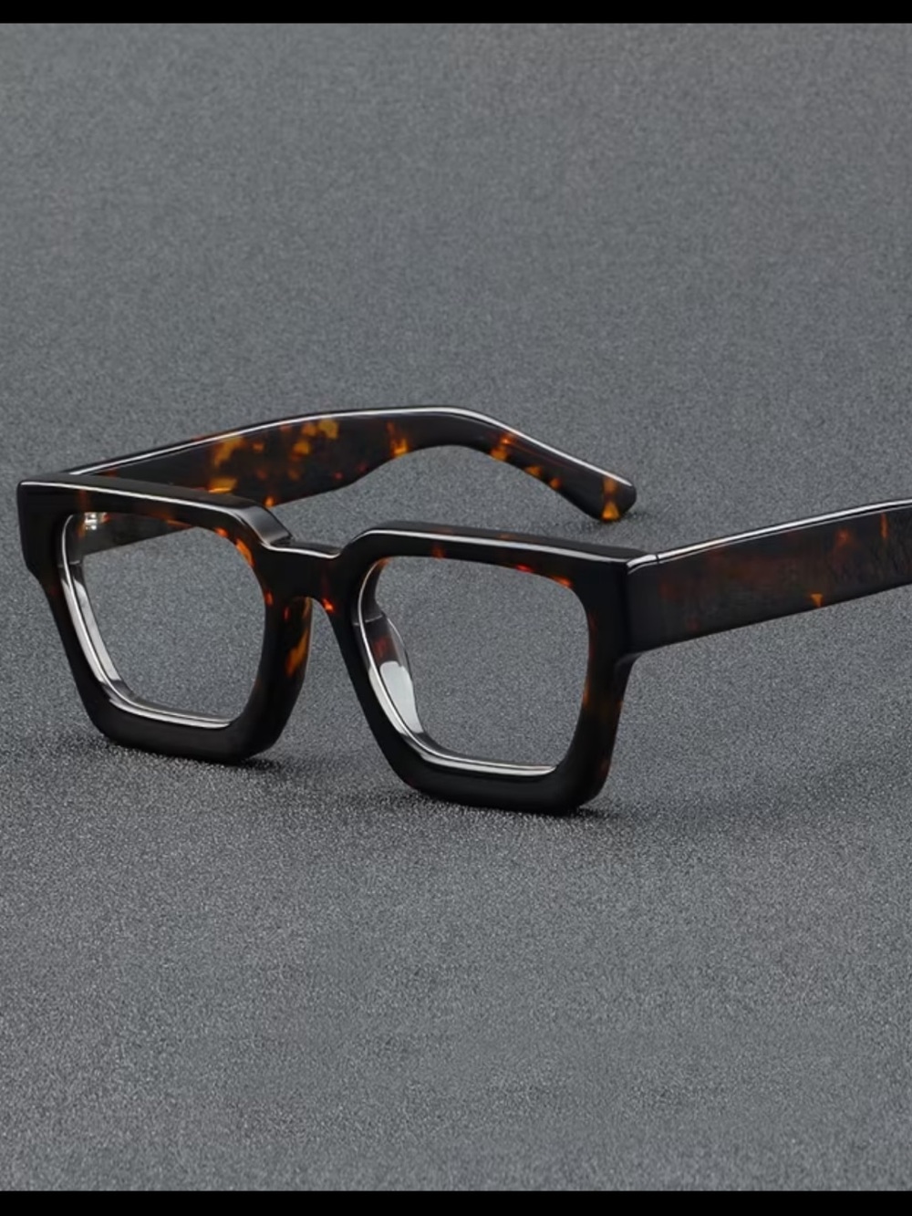 Affordable Fashion Finds Tortoiseshell Square-Frame Glasses - Brown/Amber